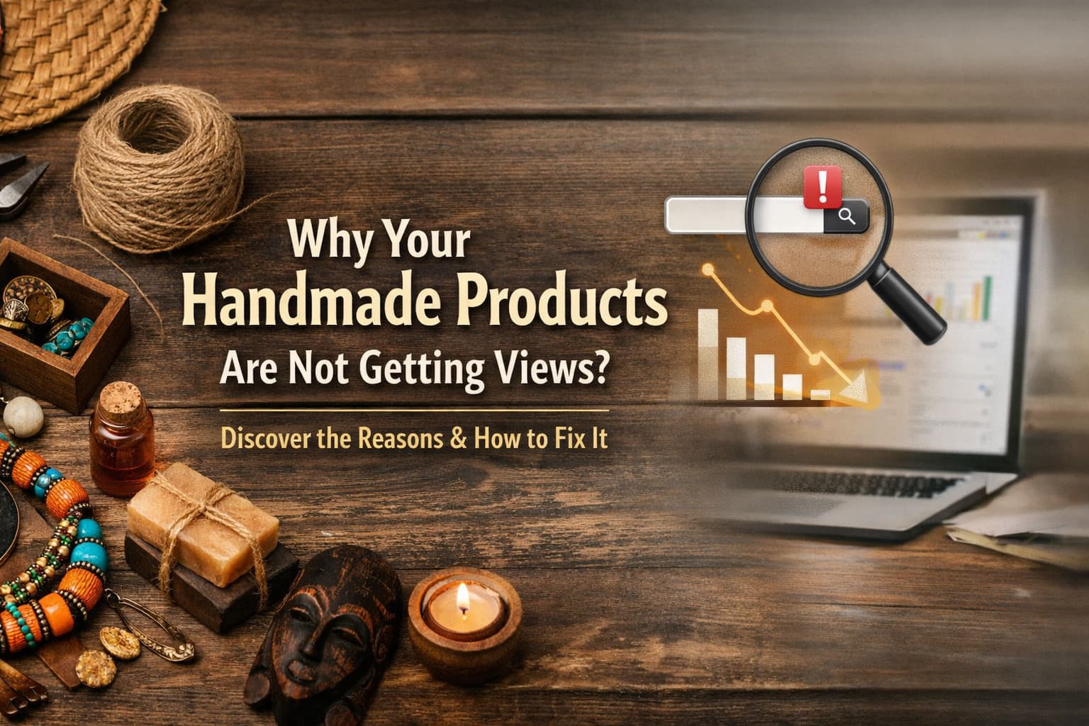 Cover Image for Why Handmade Products Are Not Getting Views (And How to Fix It)