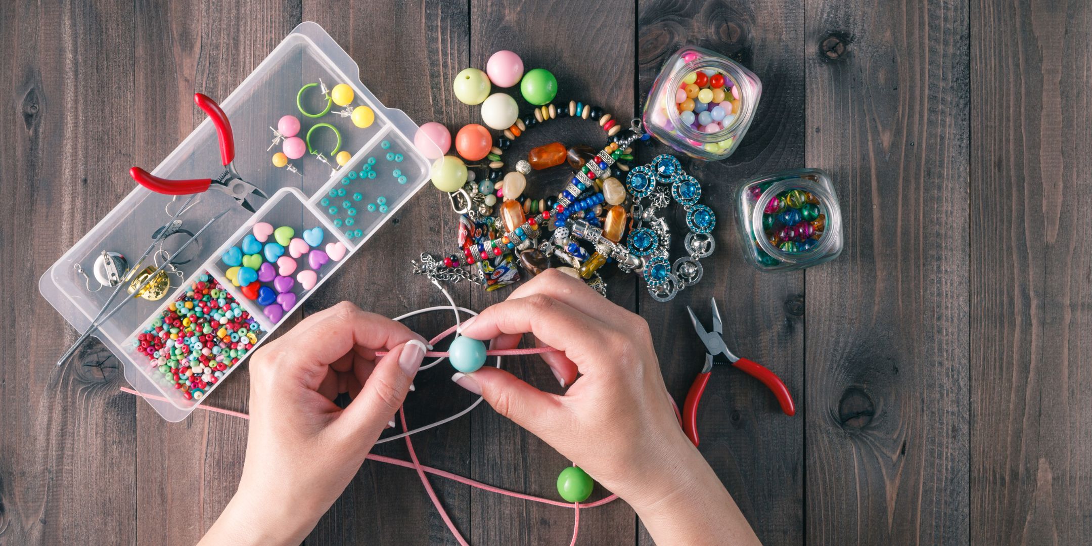 Handmade craft display